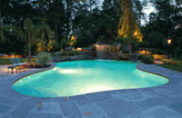 Pool and backyard lighting 